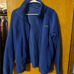 Columbia Blue Utility Jacket Full-Zip Fleece